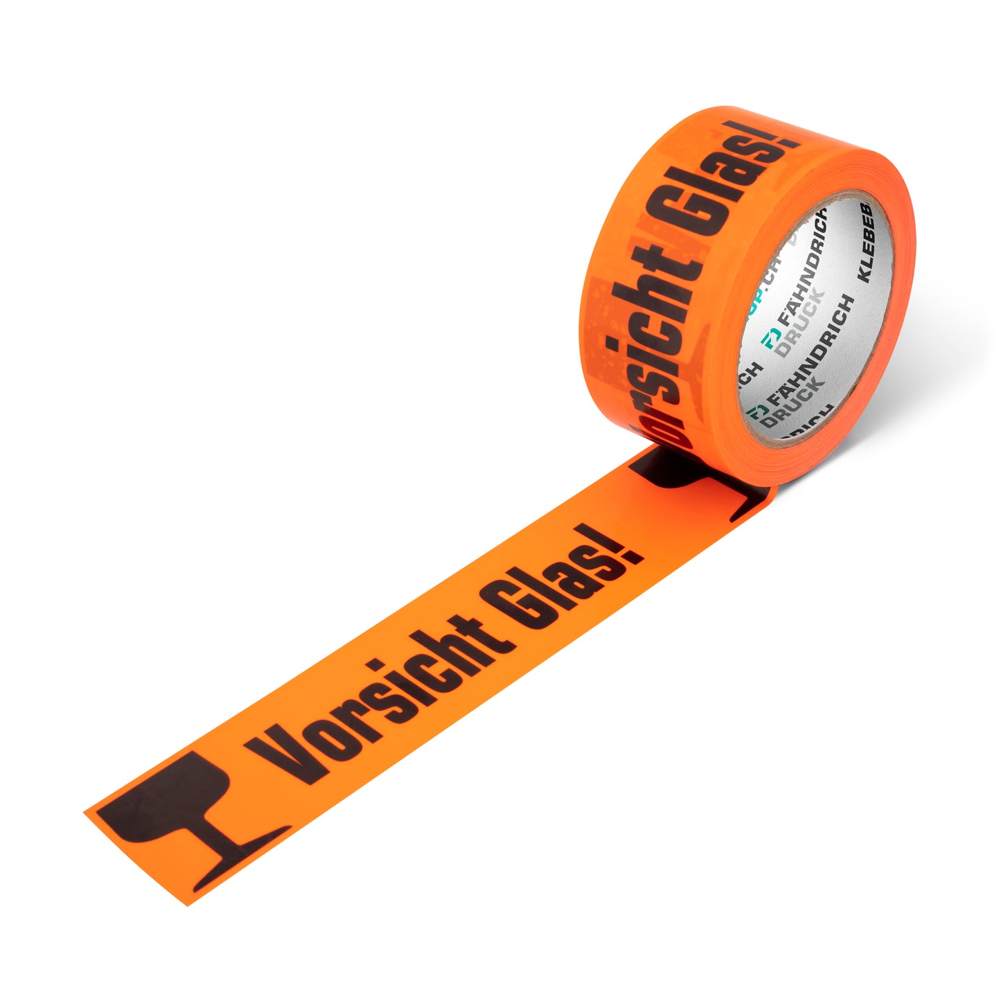 PVC-Klebeband «Vorsicht Glas» 50mm x 66m