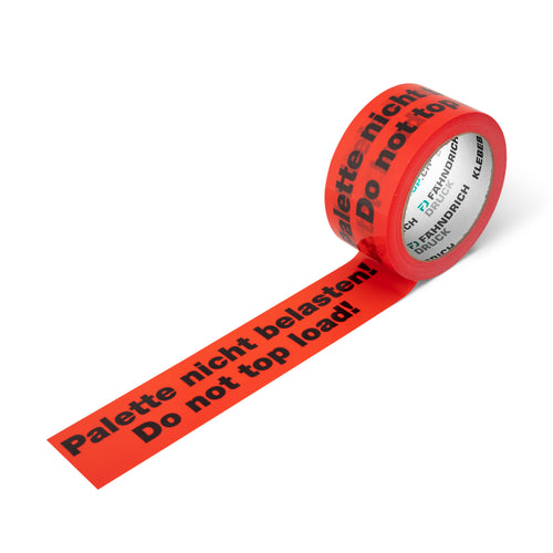 PVC-Klebeband «Palette nicht belasten» 50mm x 66m