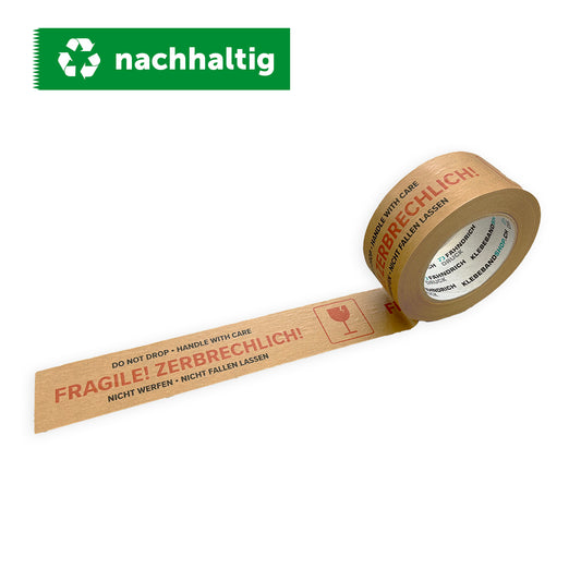 Papier-Klebeband «Fragile! Zerbrechlich!» 50mm x 50m