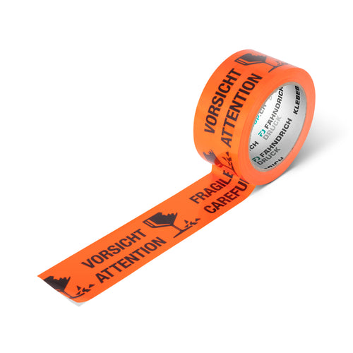 PVC-Klebeband «Vorsicht Careful» 50mm x 66m